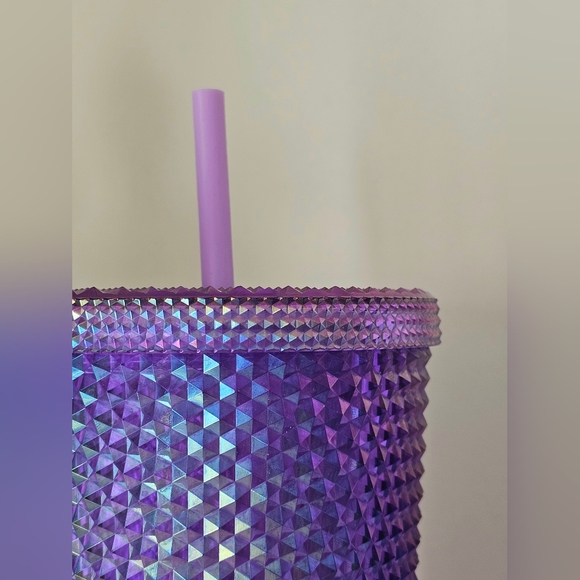 Starbucks Purple Oil Slick Studded Tumbler 2022 - Picture 2 of 3